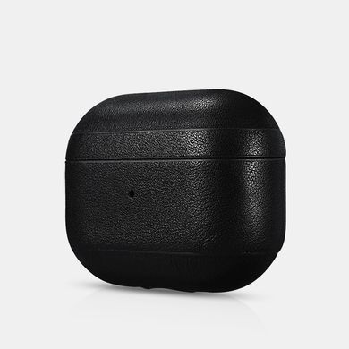 Кожаный чехол для AirPods Pro iCarer Nappa Leather Case - Black (IAP047), цена | Фото