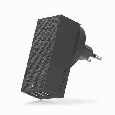 Зарядное устройство Native Union Smart Charger 4-Port USB Fabric Slate (SM4-GRY-FB-INT), цена | Фото