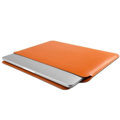 Кожаный чехол-папка c подставкой WIWU Skin Pro 2 (Portable Stand) for MacBook Pro 13 (2016-2022) | Air 13 (2018-2020) - Brown, цена | Фото