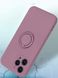 Чохол з кільцем-тримачем MIC WAVE Light Color Ring iPhone 12 - Red, ціна | Фото 4