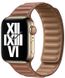 Кожаный ремешок STR Leather Link для Apple Watch 42/44/45 mm (Series SE/7/6/5/4/3/2/1) - White, цена | Фото 1
