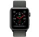 Apple Watch Series 3 (GPS + LTE) 38mm Space Gray Aluminum Case with Dark Olive Sport Loop, цена | Фото 2