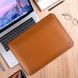 Кожаный чехол-папка c подставкой WIWU Skin Pro 2 (Portable Stand) for MacBook Pro 13 (2016-2022) | Air 13 (2018-2020) - Brown, цена | Фото 2