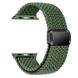 Тканевый ремешок STR Braided with Magnetic Buckle for Apple Watch 49/42/44/45 mm - Black, цена | Фото