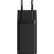 Зарядное устройство Baseus GaN2 Quick Charger 65W (2 Type-C + 1 USB) - Black (CCGAN2P-B01), цена | Фото 2