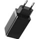 Зарядний пристрій Baseus GaN2 Quick Charger 65W (2 Type-C + 1 USB) - Black (CCGAN2P-B01), ціна | Фото 5