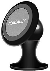 Авто держатель Macally магнитный универсальный для смартфонов с креплением на поверхность, черный (MDASHMAG), цена | Фото