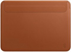 Кожаный чехол-папка WIWU Skin Pro 2 for MacBook Pro 13 (2016-2020) / Air 13 (2018-2020) - Pink, цена | Фото