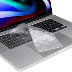 Накладка на клавиатуру STR для MacBook Pro 13 (2020) / Pro 16 (2019) - Прозрачная EU, цена | Фото