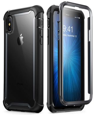 Чехол i-Blason Ares Series Clear Case for iPhone X/Xs - Black (IBL-IPHX-ARS-BK), цена | Фото
