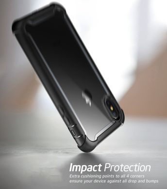 Чохол i-Blason Ares Series Clear Case for iPhone X/Xs - Black (IBL-IPHX-ARS-BK), ціна | Фото
