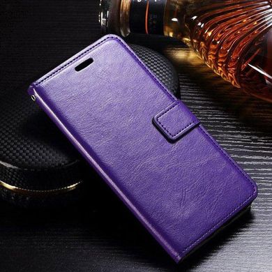 Чохол (книжка) Wallet Glossy із візитницею для Samsung Galaxy A10s - Фіолетовий, ціна | Фото