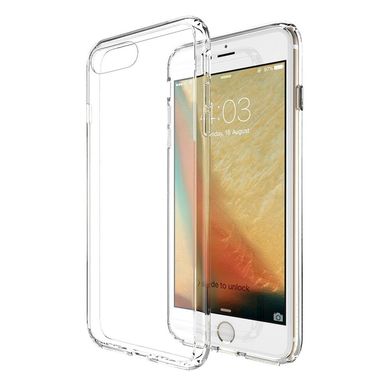 Чехол STR Clear Silicon Case 0.8 для iPhone 7/8/SE (2020) - Black (10010), цена | Фото