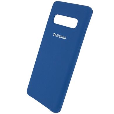 Чохол Silicone Cover (AA) для Samsung Galaxy S10 - Синій / Air Force Blue, ціна | Фото
