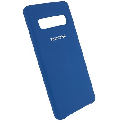 Чехол Silicone Cover (AA) для Samsung Galaxy S10 - Синий / Air Force Blue, цена | Фото