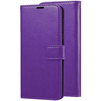 Чохол (книжка) Wallet Glossy із візитницею для Samsung Galaxy A10s - Фіолетовий, ціна | Фото