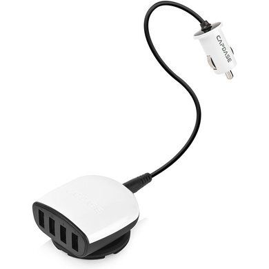 Capdase Quartet USB Car Charger Boosta Z4 (6.2 A) White (CA00-7B02), цена | Фото