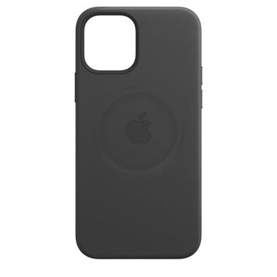 Чохол MIC Leather Case for iPhone 12/12 Pro (з MagSafe) - Black, ціна | Фото