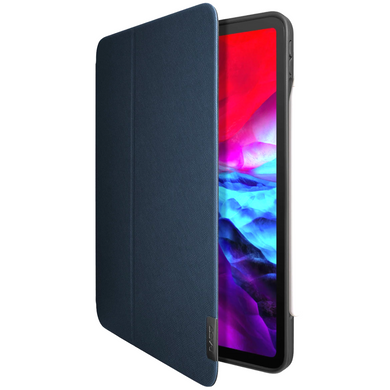 Кожаный чехол-книжка LAUT PRESTIGE FOLIO для iPad Air 10.9” (2020) - Blue (L_IPD20_PR_BL), цена | Фото