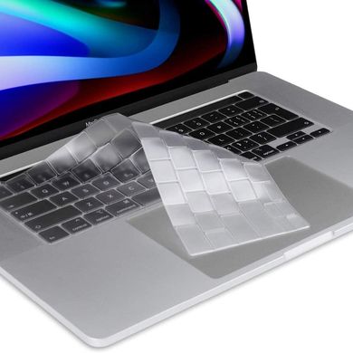 Накладка на клавіатуру STR для MacBook Pro 13 (2020) / Pro 16 (2019) - Прозора EU, ціна | Фото
