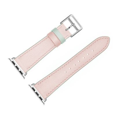 Ремінець JINYA Twins Leather Band for Apple Watch 42/44mm - Pink (JA4020), ціна | Фото