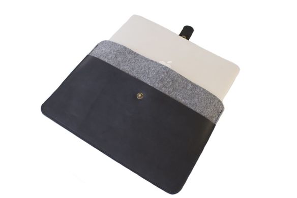 Шкіряний чохол Handmade Sleeve для MacBook 12/Air/Pro/Pro 2016 - Кон'як (03024), ціна | Фото