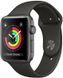 Apple Watch Series 3 (GPS) 42mm Space Gray Aluminum Case with Gray Sport Band (MR362), цена | Фото 1