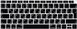 Накладка на клавіатуру STR для MacBook Air 13 (2018-2019) - Чорна EU (з російськими буквами), ціна | Фото 1