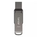 Накопитель OTG LEXAR JumpDrive D400 USB to Type-C (USB 3.1) 128GB - Gray, цена | Фото 1
