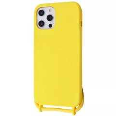 Чехол с ремешком STR Lanyard Case (TPU) iPhone 11 - Yellow, цена | Фото
