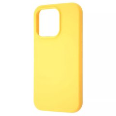Чехол WAVE Full Silicone Cover iPhone 15 - Yellow