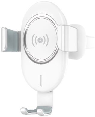 Автотримач для смартфона із бездротовою зарядкою FONENG CP12 (10W) - White, ціна | Фото