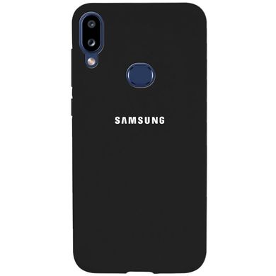 Чехол Silicone Cover Full Protective (A) для Samsung Galaxy A10s - Черный / Black, цена | Фото