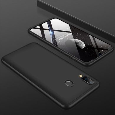 Накладка GKK LikGus 360 градусов для Samsung Galaxy A20 / A30 - Черный / Серебряный, цена | Фото