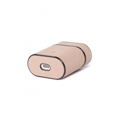 Кожаный чехол Decoded для AirPods из премиальной итальянской кожи со стальным карабином, сахара розовый (D9APC2RE), цена | Фото