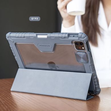 Противоударный чехол с защитой камеры Nillkin Bumper Leather Case Pro for iPad Air 4 10.9 (2019) | Pro 11 (2018 | 2020 | 2021) - Black, цена | Фото