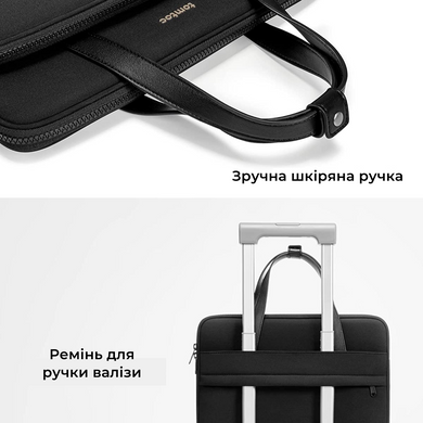 Сумка tomtoc TheHer-H22 Laptop Shoulder Bag for MacBook 13-14" - Black (H22C1D1), цена | Фото