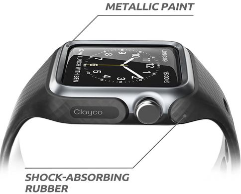 Ремешок Clayco for Apple Watch 42mm [Hera Series] - Black, цена | Фото