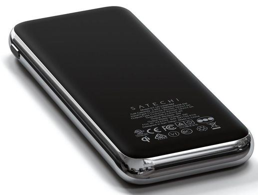Портативний акумулятор із бездротовою зарядкою Satechi Quatro Wireless Charger 10 000 mAh Space Gray (ST-UC10WPBM), ціна | Фото