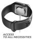 Ремінець Clayco for Apple Watch 42mm [Hera Series] - Black, ціна | Фото 3