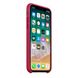 Силиконовый чехол Apple iPhone X Silicone Case OEM - Rose Red, цена | Фото 2