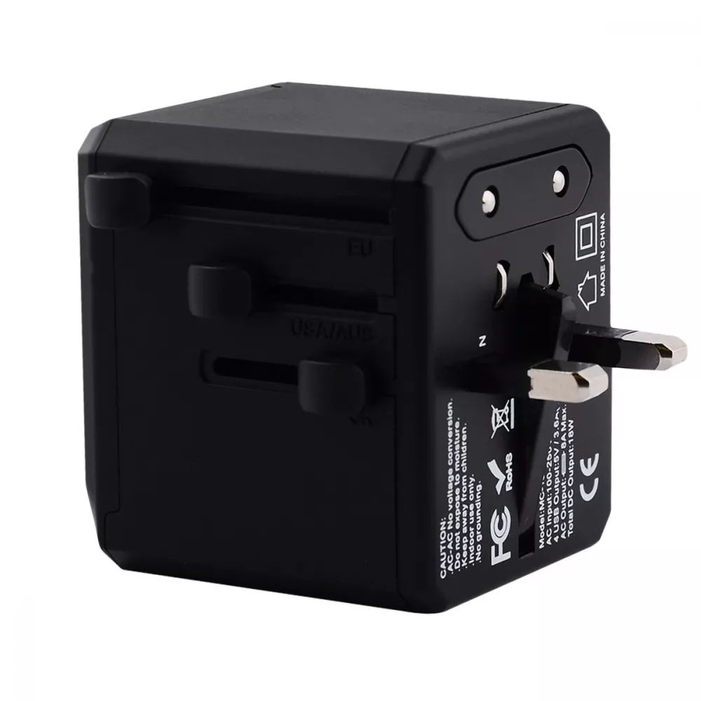 Зарядное устройство Yesido Travel Adapter MC-10 Type-C (UK/EU/US/AUS)