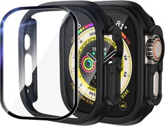 Чехол с защитным стеклом STR для Apple Watch Ultra 49 mm - Black, цена | Фото