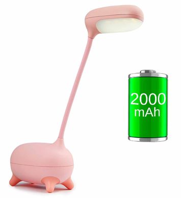 Настільна лампа NOUS S4 Pink з акумулятором, ціна | Фото