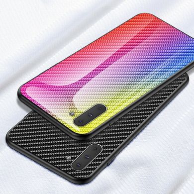 TPU+Glass чохол Twist для Samsung Galaxy Note 10 - Бузковий, ціна | Фото