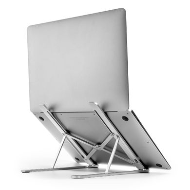 Алюмінієва підставка LAUT WORK STATION для ноутбуків (планшетів) - Срібна, ціна | Фото