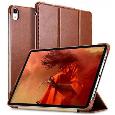 Чехол iCarer Vintage Genuine Leather Folio Case for iPad Pro 11 (2018) - Brown, цена | Фото