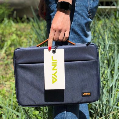 Чохол-сумка JINYA Vogue Sleeve for MacBook 13.3 inch - Blue (JA3003), ціна | Фото