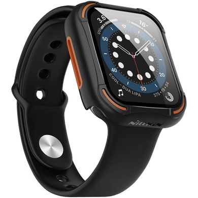 Протиударний чохол із захисним склом Nillkin Crash Bumper Case for Apple Watch Series 4/5/6/7/SE (40mm) - Gray, ціна | Фото