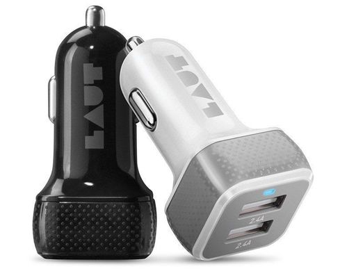 Автомобільний зарядний пристрій LAUT Power Dash 12W with USB-C and Fast Charge - Black (LAUT_PD05_BK), ціна | Фото